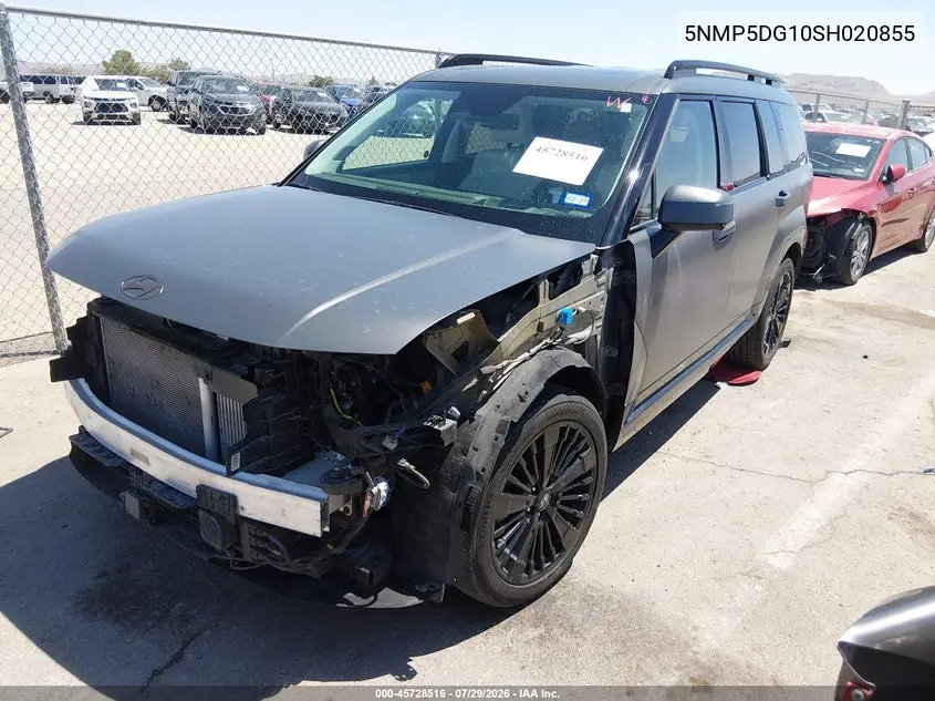 Auction sale of the 2025 Hyundai Santa Fe , vin: 5NMP5DG10SH020855, lot number: 45728516