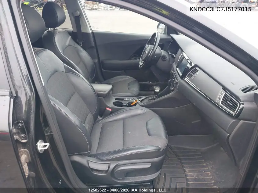Auction sale of the 2018 Kia Niro , vin: KNDCC3LC7J5177015, lot number: 12582522