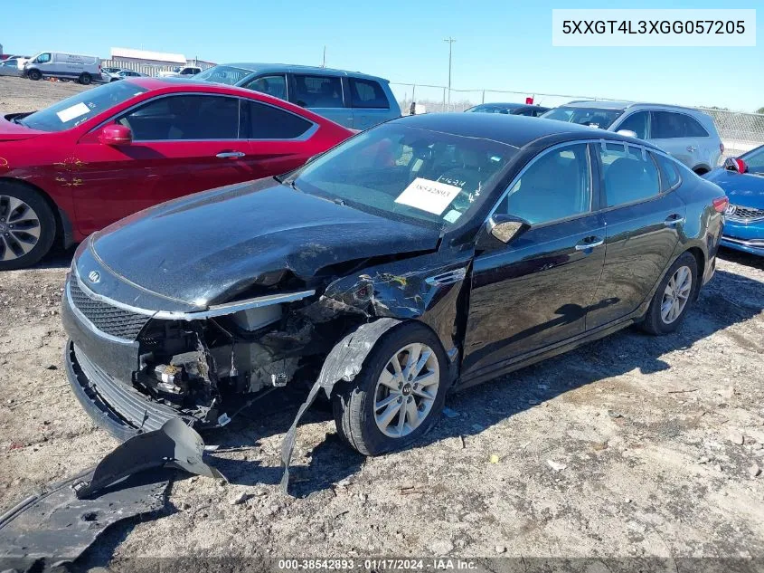 Auction sale of the 2016 Kia Optima , vin: 5XXGT4L3XGG057205, lot number: 38542893