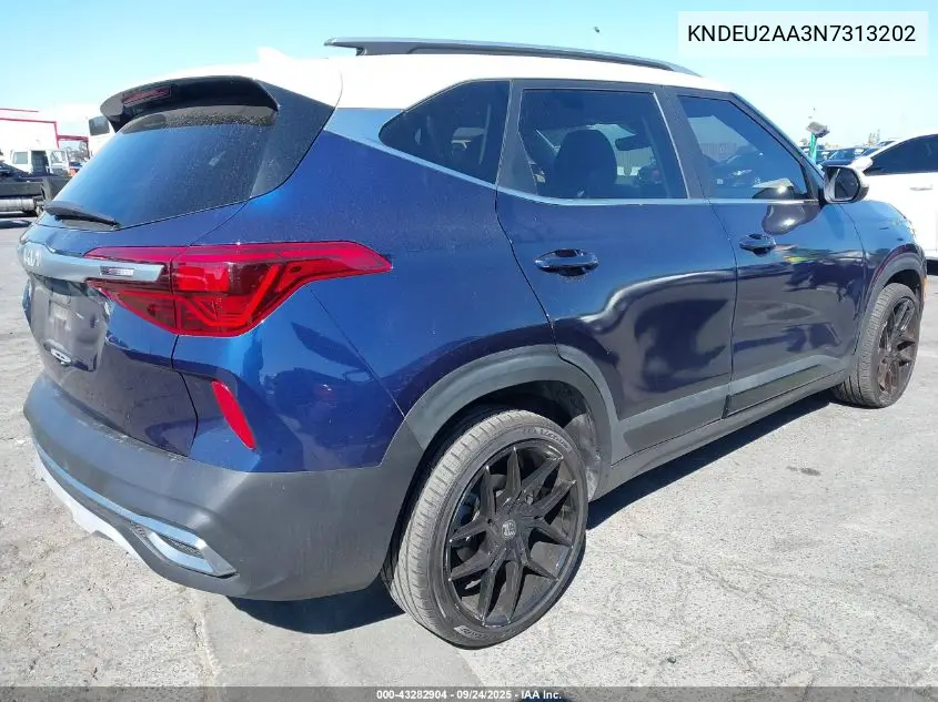 Auction sale of the 2022 Kia Seltos , vin: KNDEU2AA3N7313202, lot number: 43282904