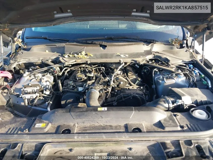 Auction sale of the 2019 Land Rover Range Rover Sport , vin: SALWR2RK1KA857515, lot number: 40524259