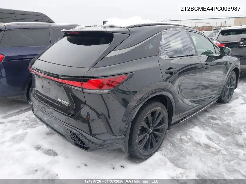Auction sale of the 2023 Lexus RX , vin: 2T2BCMEA4PC003987, lot number: 12479726