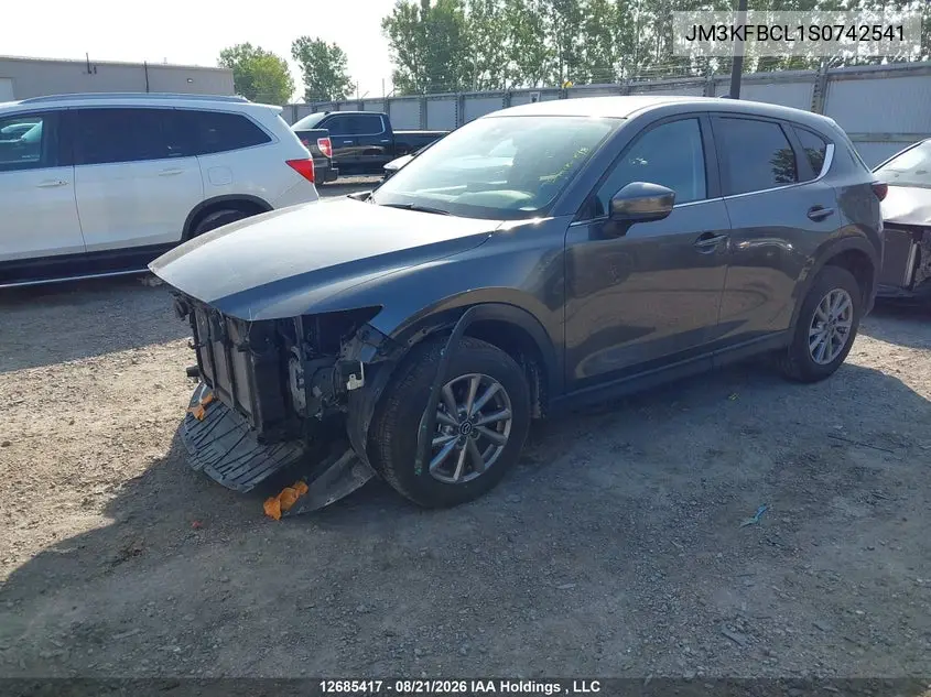 Auction sale of the 2025 Mazda CX 5 , vin: JM3KFBCL1S0742541, lot number: 12685417