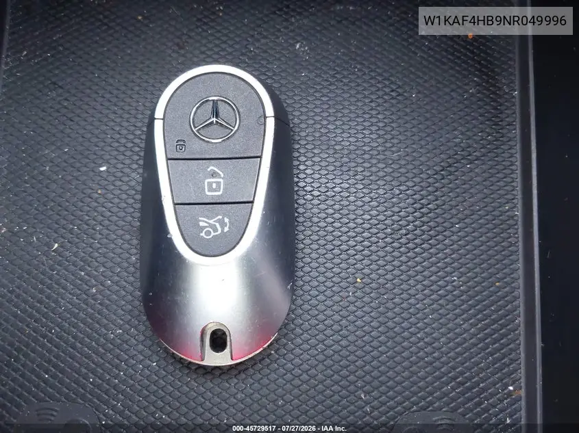 Auction sale of the 2022 Mercedes Benz C klasse , vin: W1KAF4HB9NR049996, lot number: 45729517