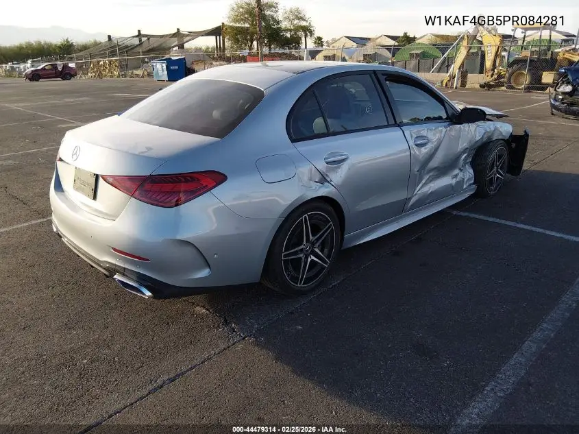 Auction sale of the 2023 Mercedes Benz C klasse , vin: W1KAF4GB5PR084281, lot number: 44479314