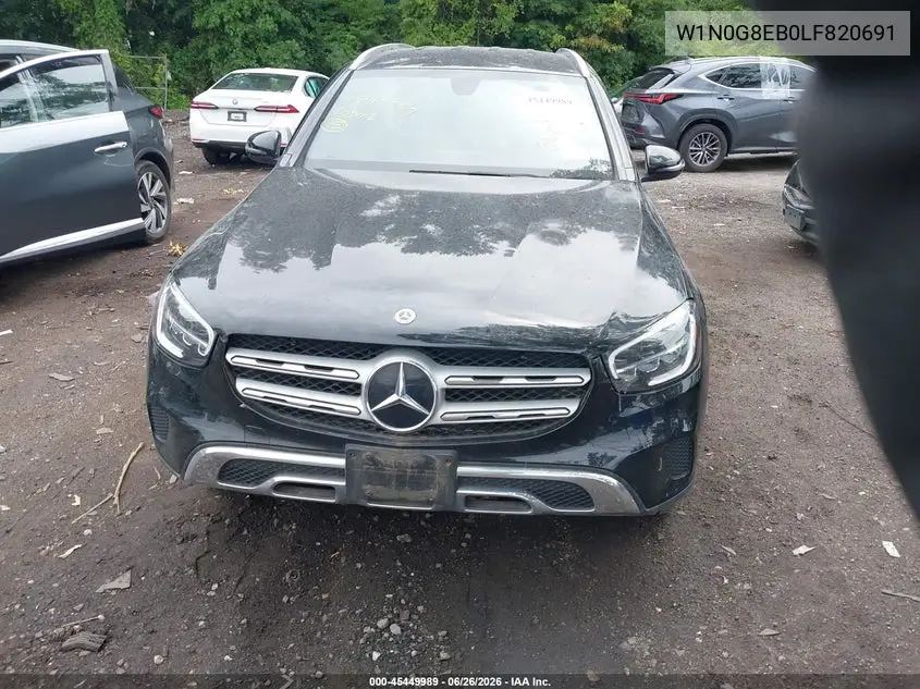 Auction sale of the 2020 Mercedes Benz GLC , vin: W1N0G8EB0LF820691, lot number: 45449989