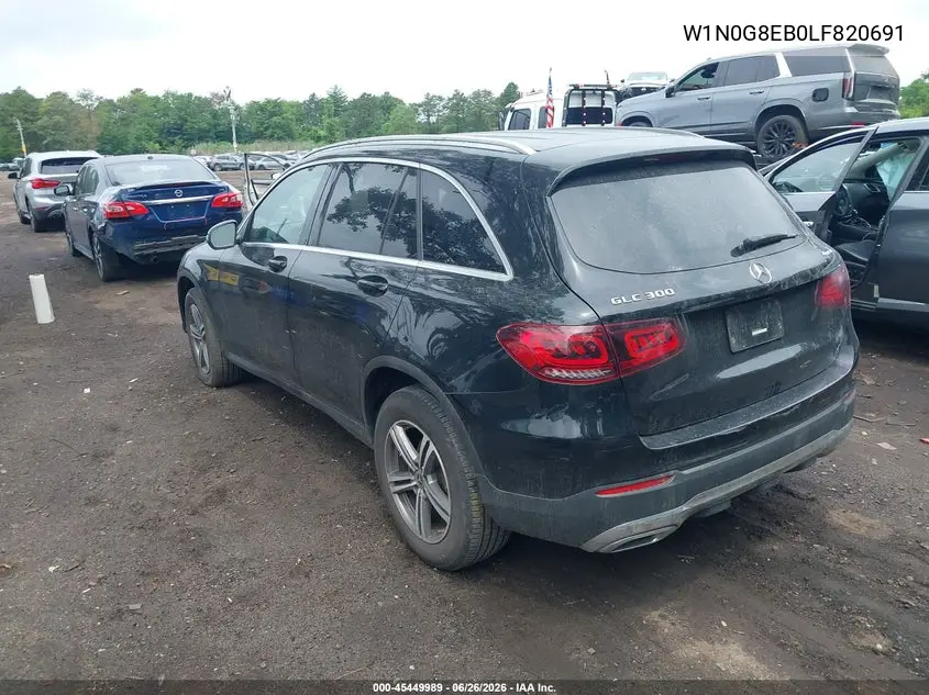 Auction sale of the 2020 Mercedes Benz GLC , vin: W1N0G8EB0LF820691, lot number: 45449989