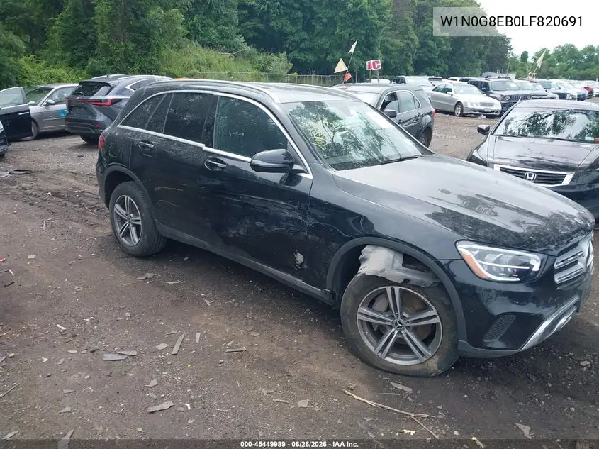 Auction sale of the 2020 Mercedes Benz GLC , vin: W1N0G8EB0LF820691, lot number: 45449989