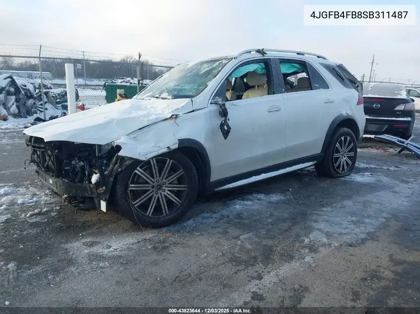 Auction sale of the 2025 Mercedes Benz GLE , vin: 4JGFB4FB8SB311487, lot number: 43823644