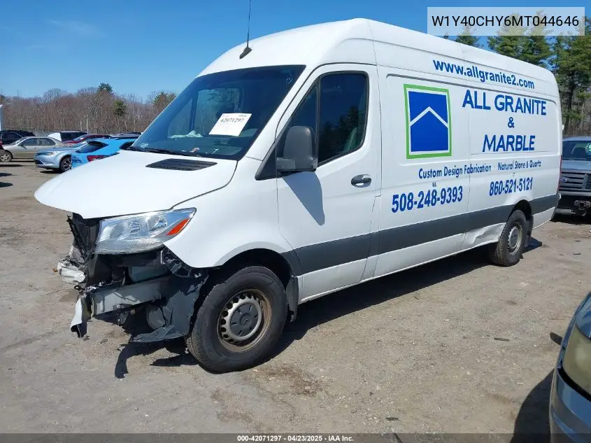 Auction sale of the 2021 Mercedes Benz Sprinter , vin: W1Y40CHY6MT044646, lot number: 42071297