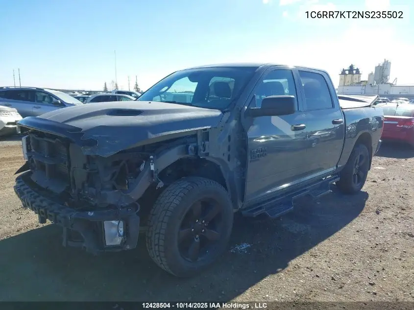 Auction sale of the 2022 RAM 1500 , vin: 1C6RR7KT2NS235502, lot number: 12428504