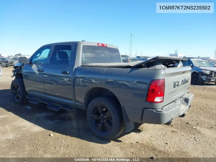 Auction sale of the 2022 RAM 1500 , vin: 1C6RR7KT2NS235502, lot number: 12428504