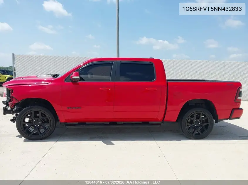 Auction sale of the 2022 RAM 1500 , vin: 1C6SRFVT5NN432833, lot number: 12644816