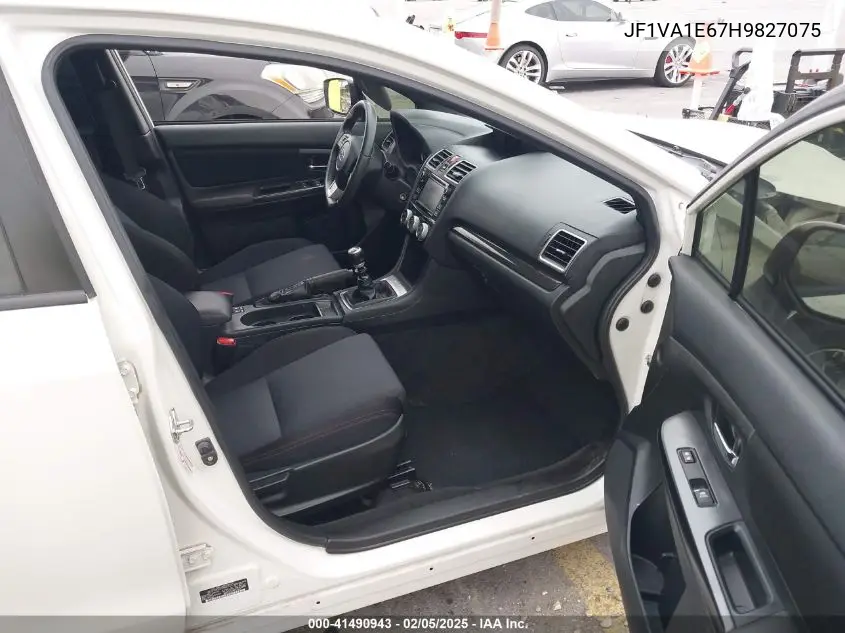 Auction sale of the 2017 Subaru WRX , vin: JF1VA1E67H9827075, lot number: 41490943