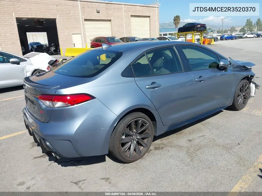 Auction sale of the 2024 Toyota Corolla , vin: JTDS4MCE2R3520370, lot number: 44997104