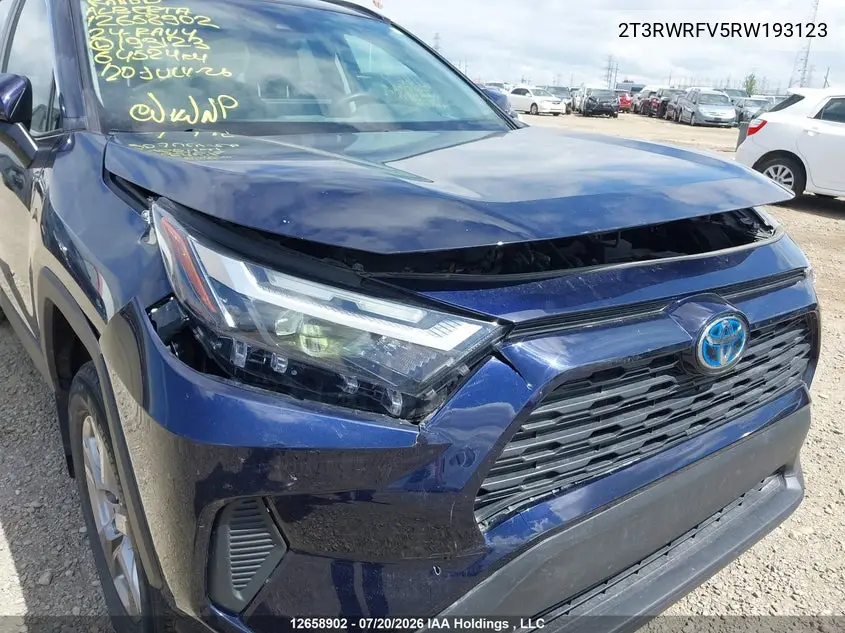Auction sale of the 2024 Toyota RAV 4 , vin: 2T3RWRFV5RW193123, lot number: 12658902