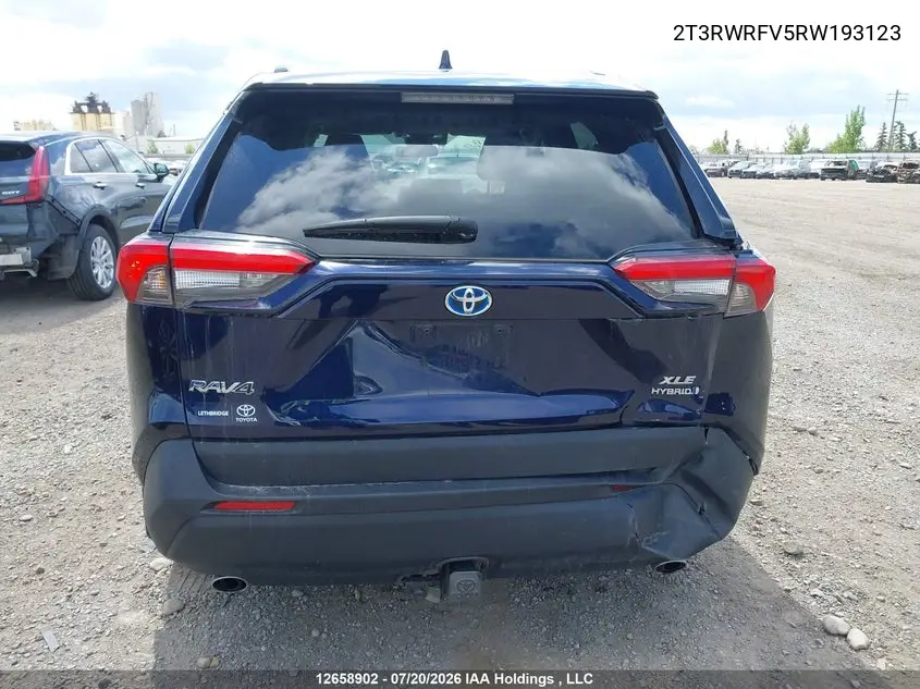 Auction sale of the 2024 Toyota RAV 4 , vin: 2T3RWRFV5RW193123, lot number: 12658902
