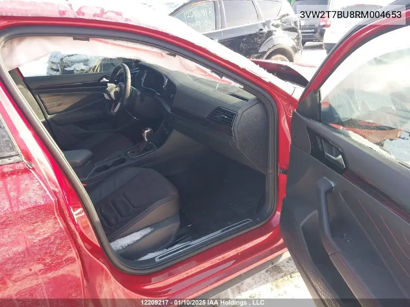 Auction sale of the 2024 Volkswagen Jetta , vin: 3VW2T7BU8RM004653, lot number: 12209217
